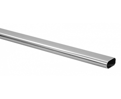 Vešiaková tyč oválna , 30 mm, AL striebro
